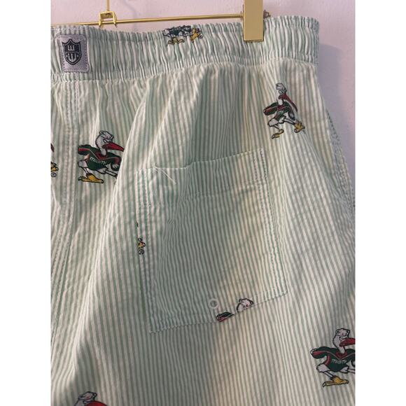 University of Miami hurricanes 100 % Cotton rare shorts size M Wes and Willy - Picture 6 of 9